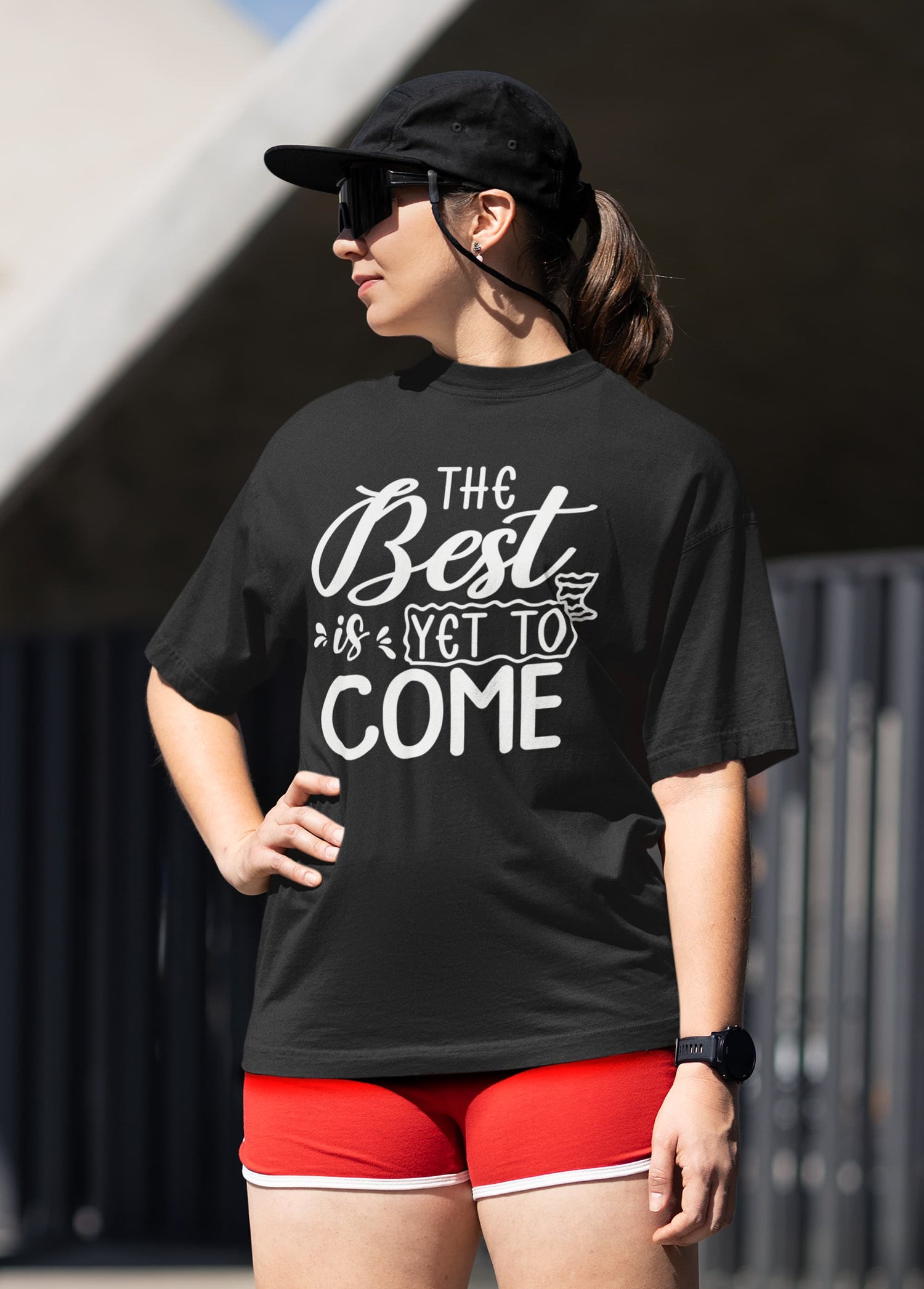 UNISEX BLACK OVERSIZED T-SHIRT