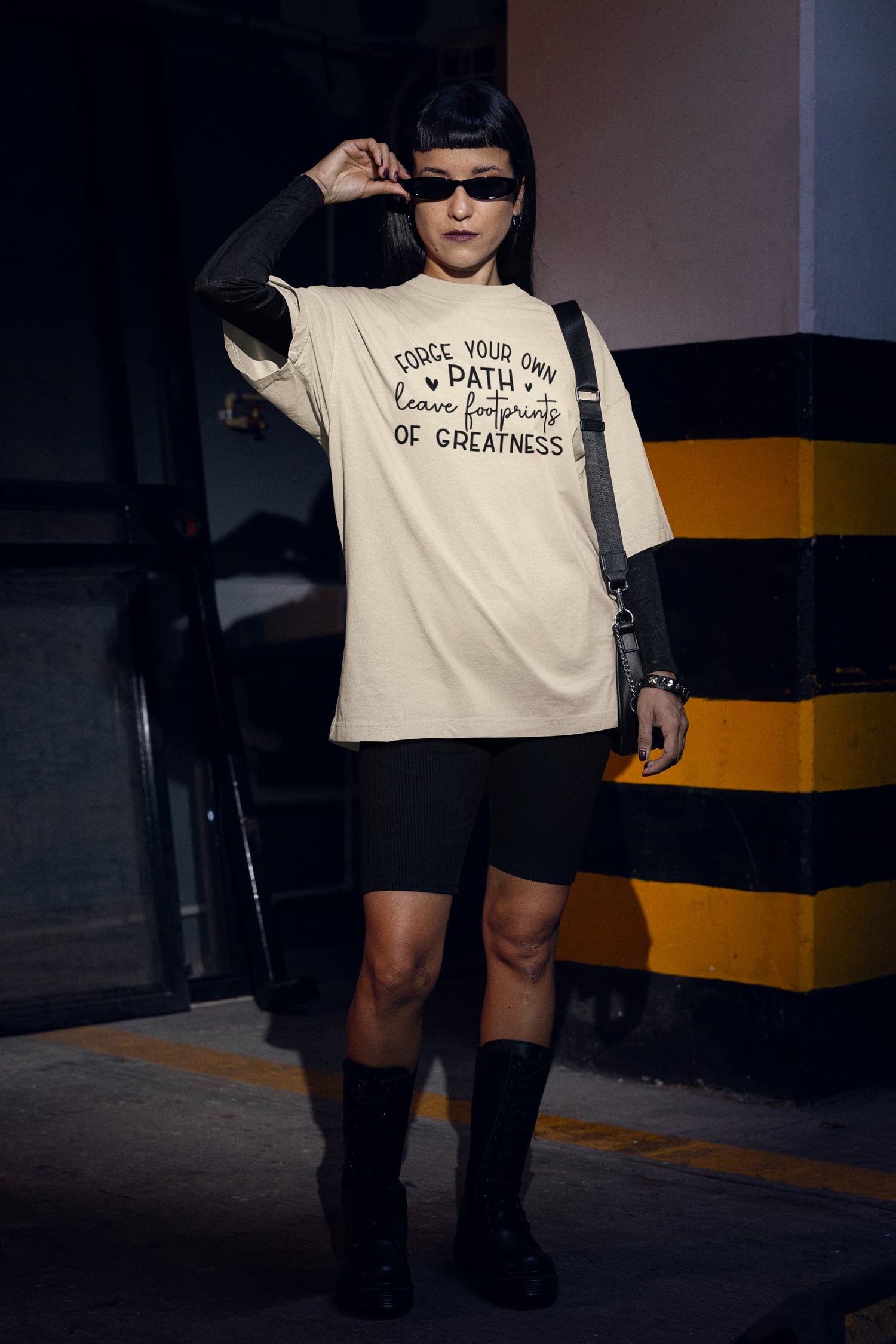 UNISEX OFF WHITE OVERSIZED T-SHIRT