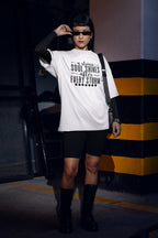WOMENS WHITE OVERSIZED T-SHIRT