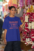 UNISEX ROYAL BLUE OVERSIZED T-SHIRT