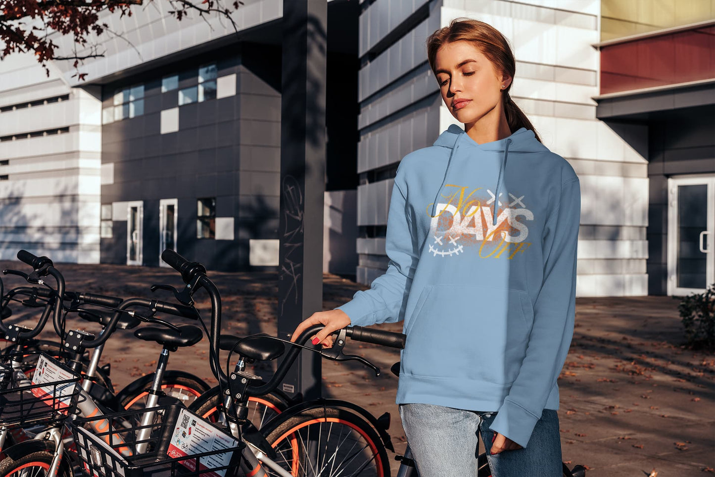 Men's Baby Blue Hoodies