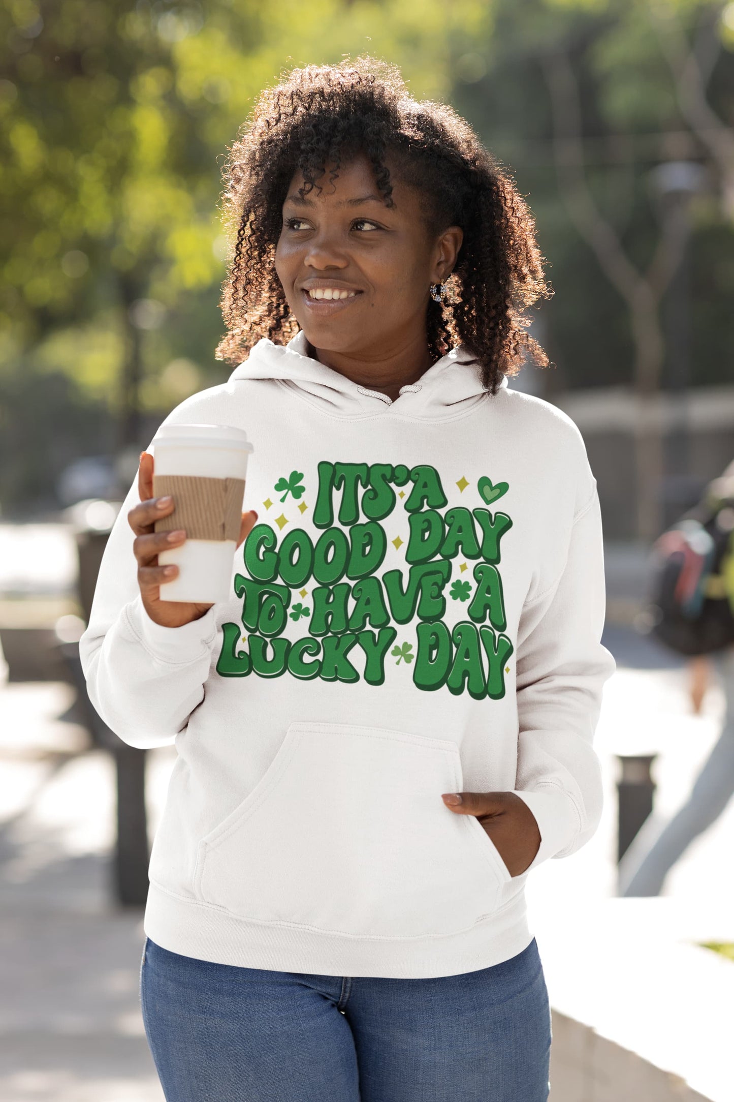 Women's White Hoodies