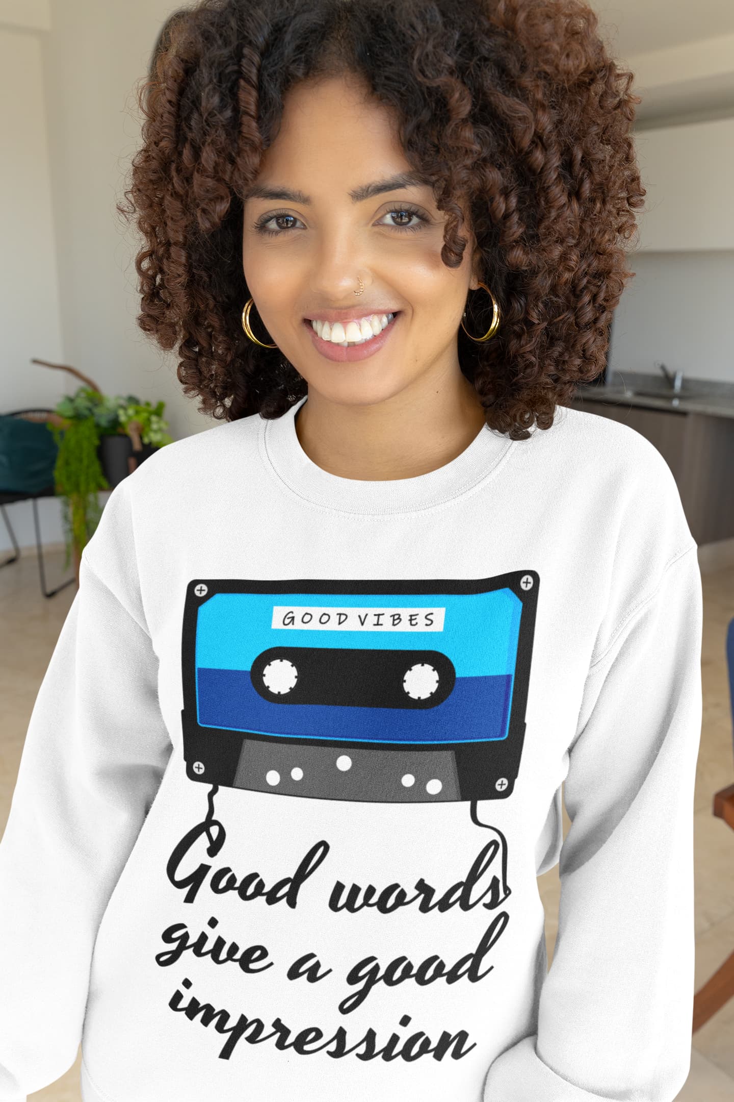Women's White Sweatshirts