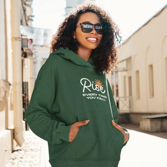 UNISEX OLIVE GREEN HOODIES