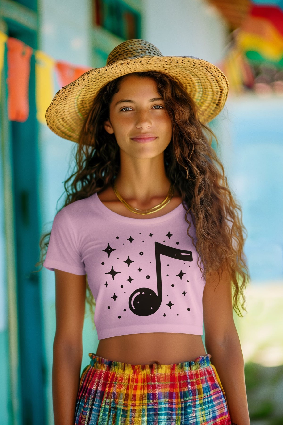Women's Light Pink Crop Tops