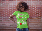 Women’s Liril Green Round Neck T-shirts