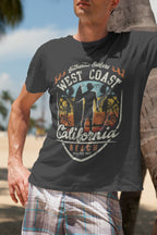 Men's Black Round Neck T-shirts