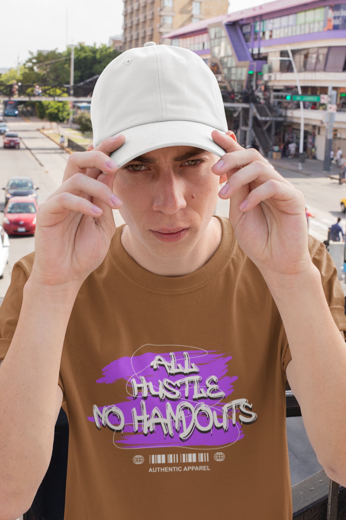 MENS CHOCOLATE BROWN ROUNDNECK T-SHIRT