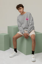Men's Melange Grey Sweatshirts