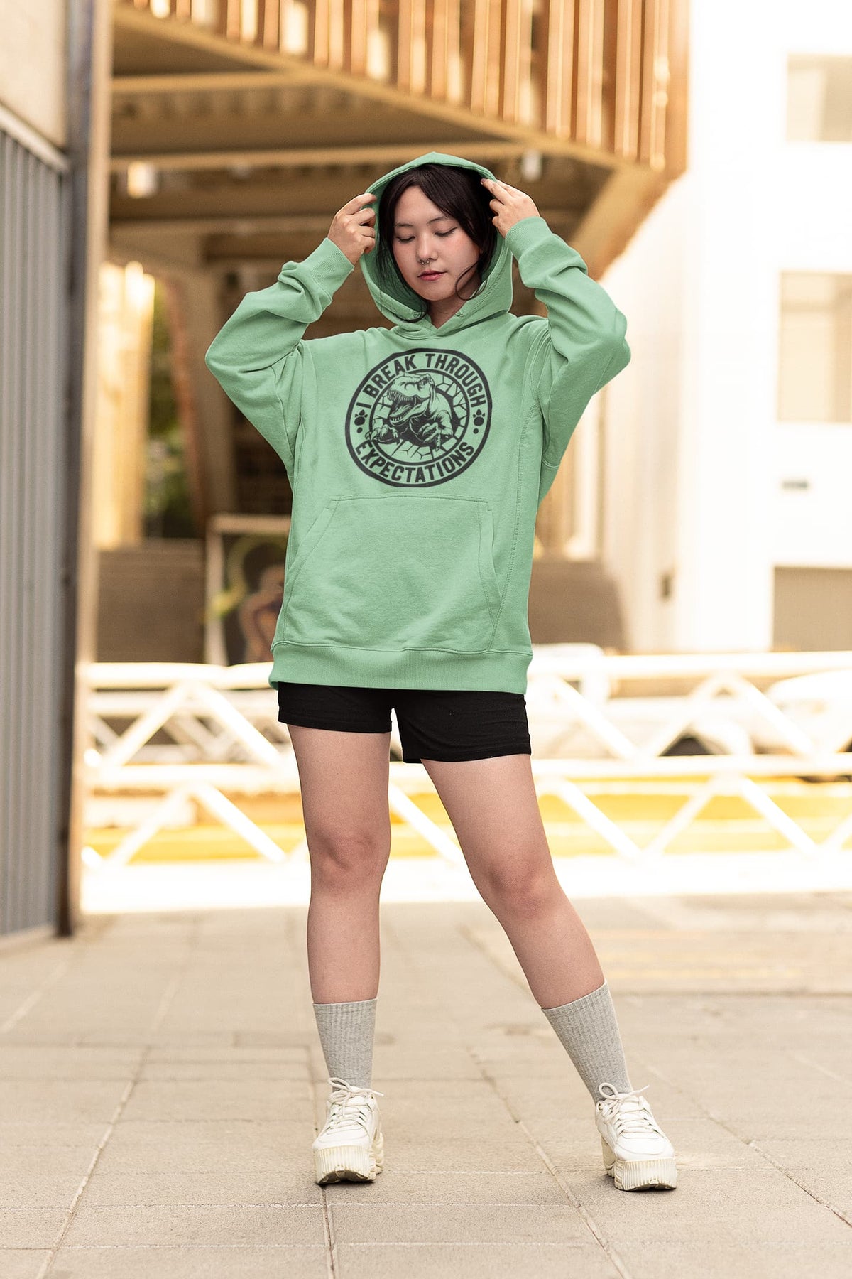 Men's Mint Green Hoodies