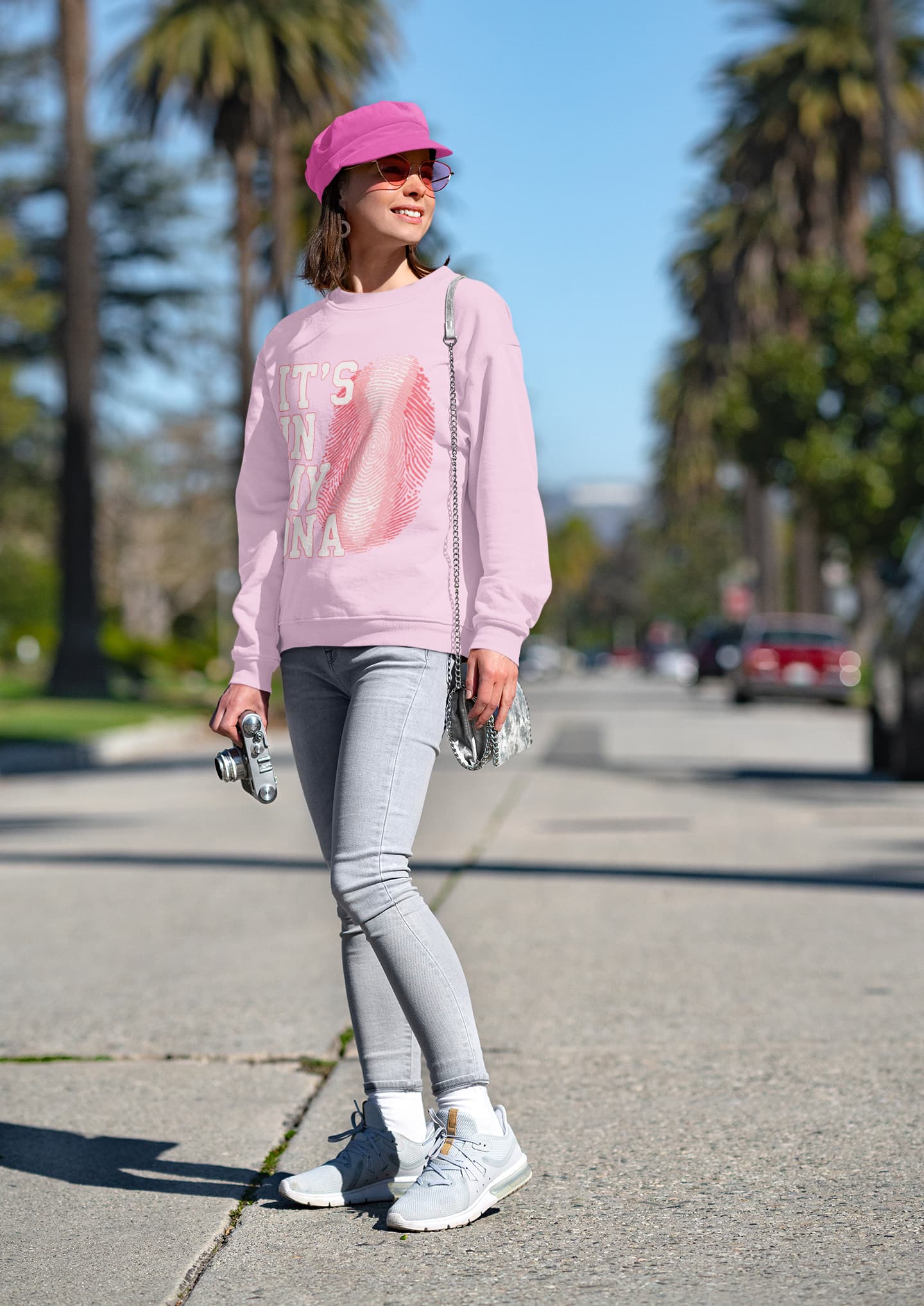 Men's Light Pink Sweatshirts