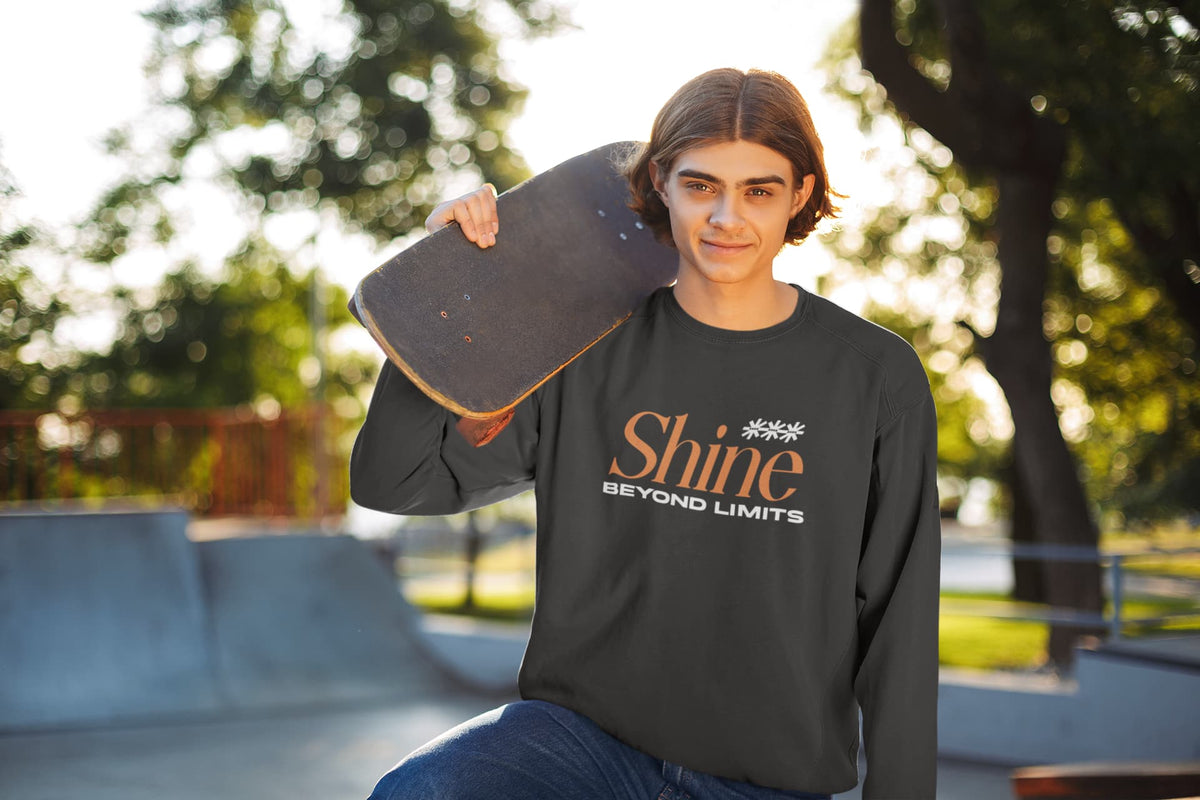 Karavirs® Shine Black sweatshirt for men India