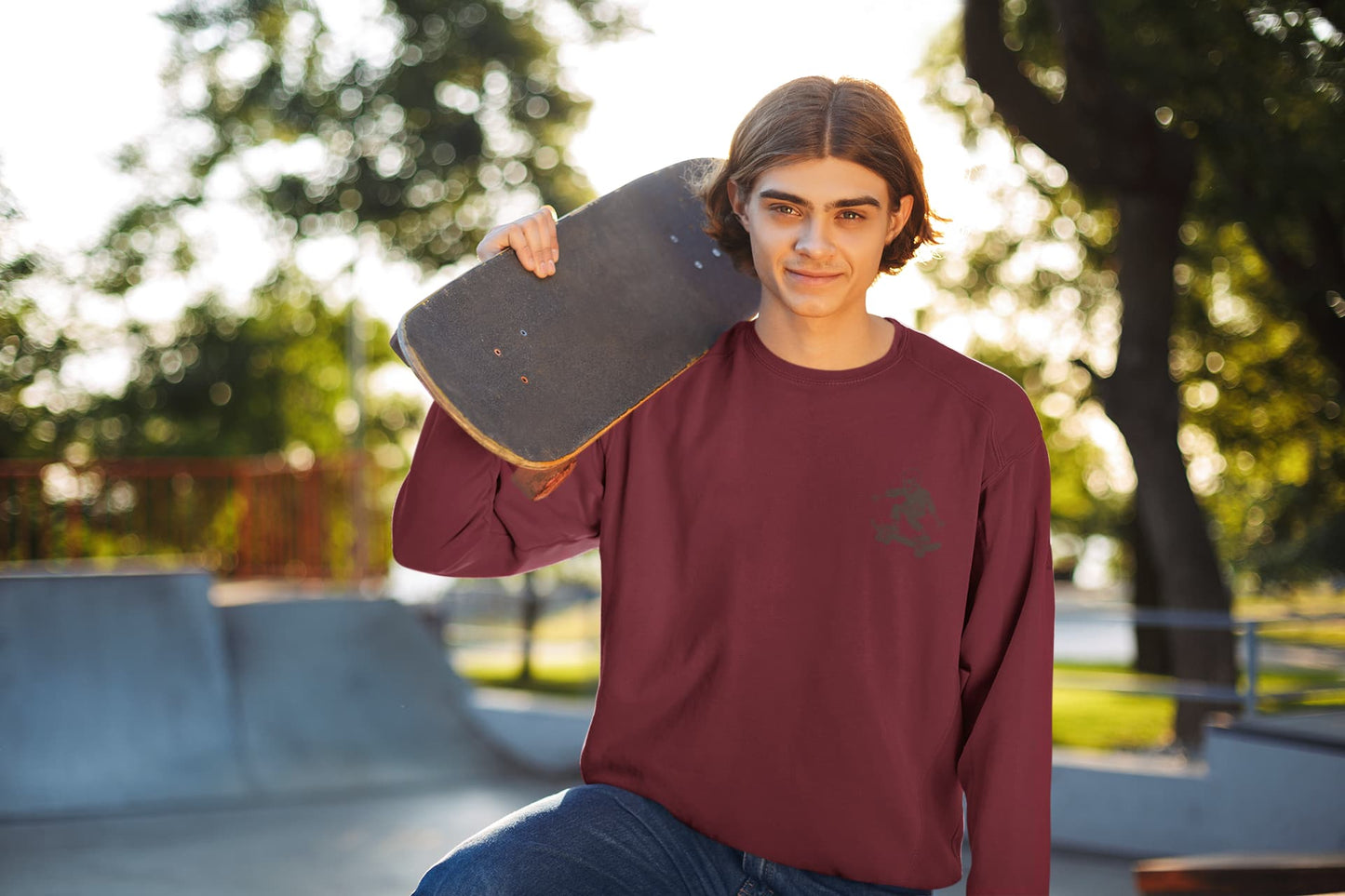 Men's Maroon Sweatshirts