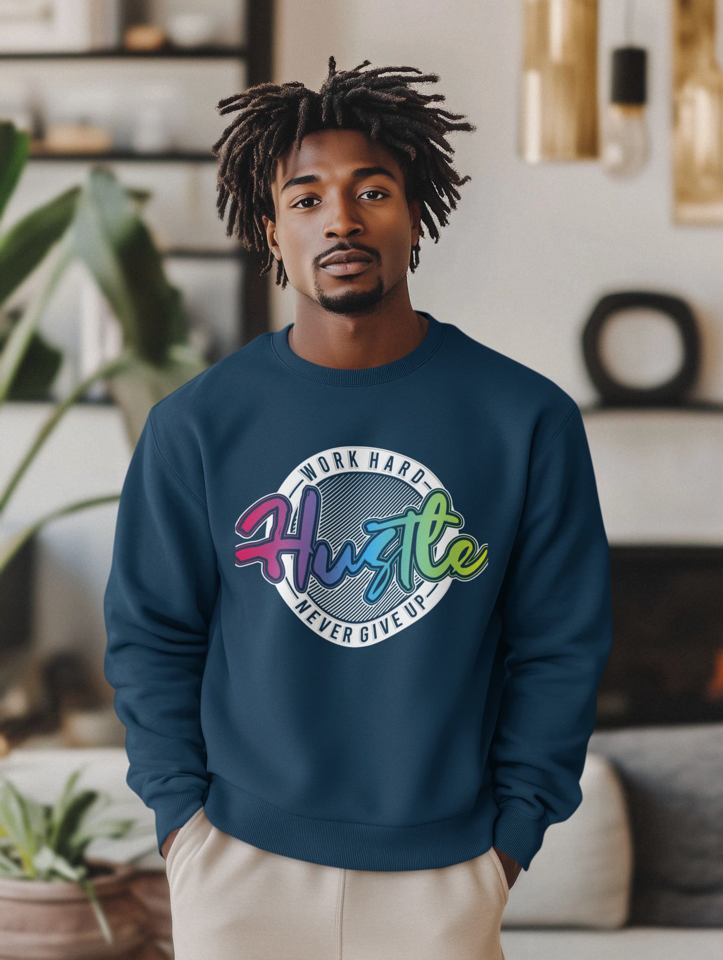 Men's Navy Blue Sweatshirts