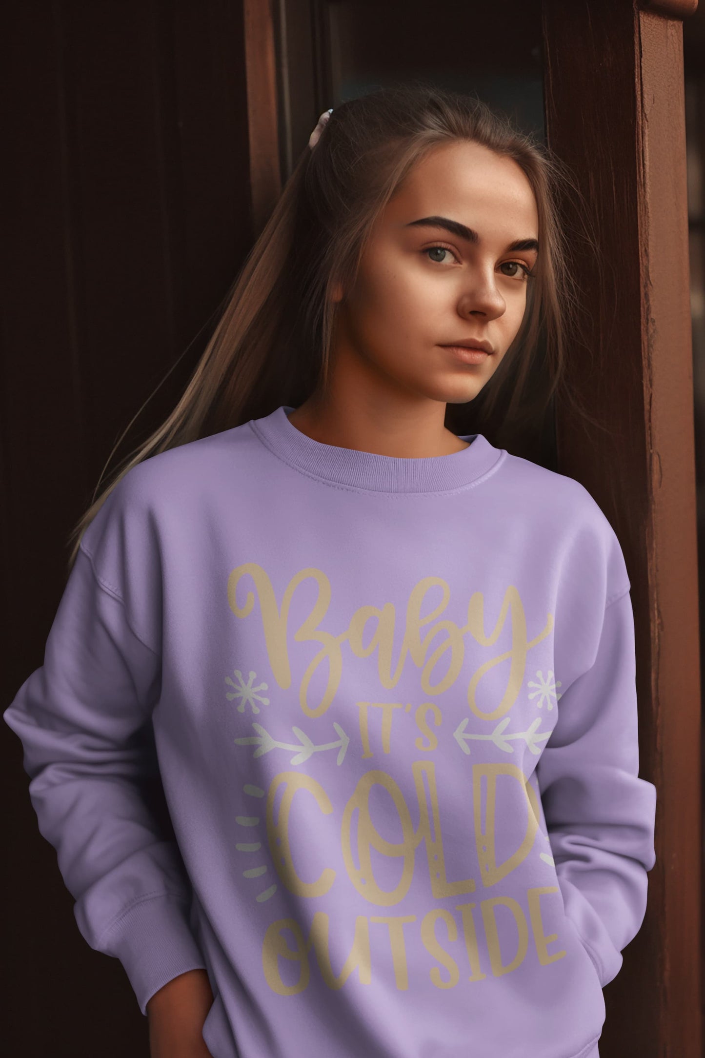 Women's Iris Lavender Sweatshirts