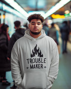 Men's Melange Grey Hoodie