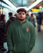 Men's Olive Green Hoodies