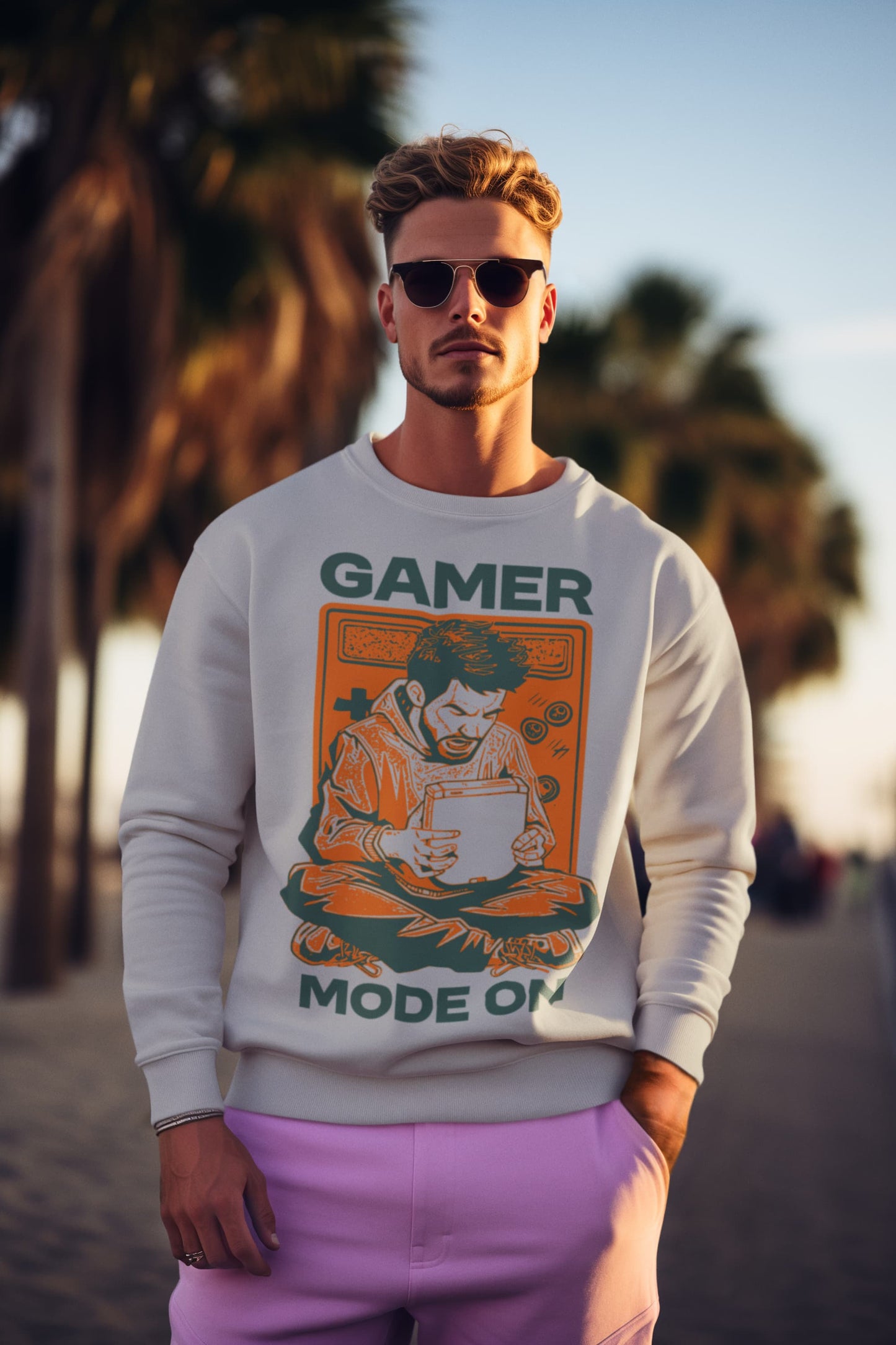 Men's Melange Grey Sweatshirts