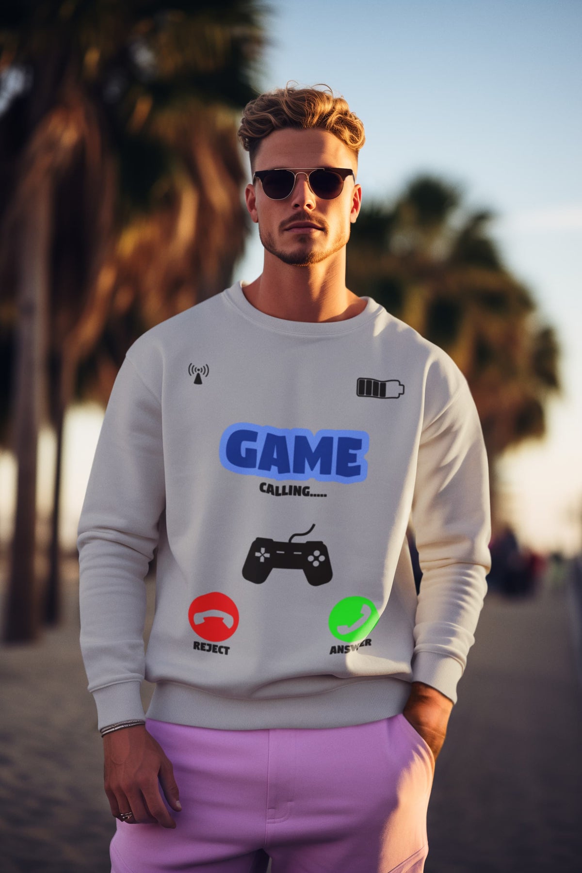 Men's Melange Grey Sweatshirts