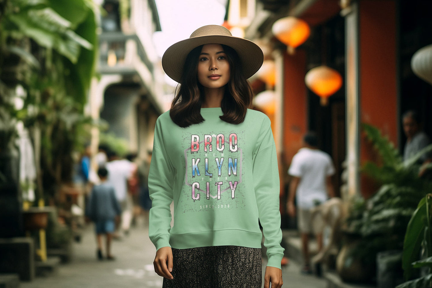 Men's Mint Green Sweatshirts