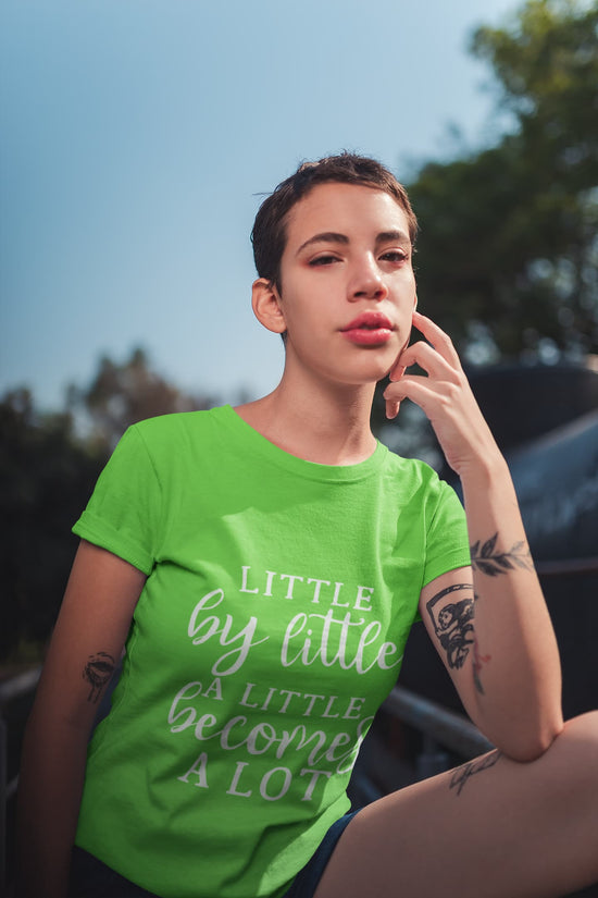 WOMENS LIRIL GREEN ROUNDNECK T-SHIRT