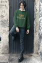 MENS OLIVE GREEN SWEATSHIRT