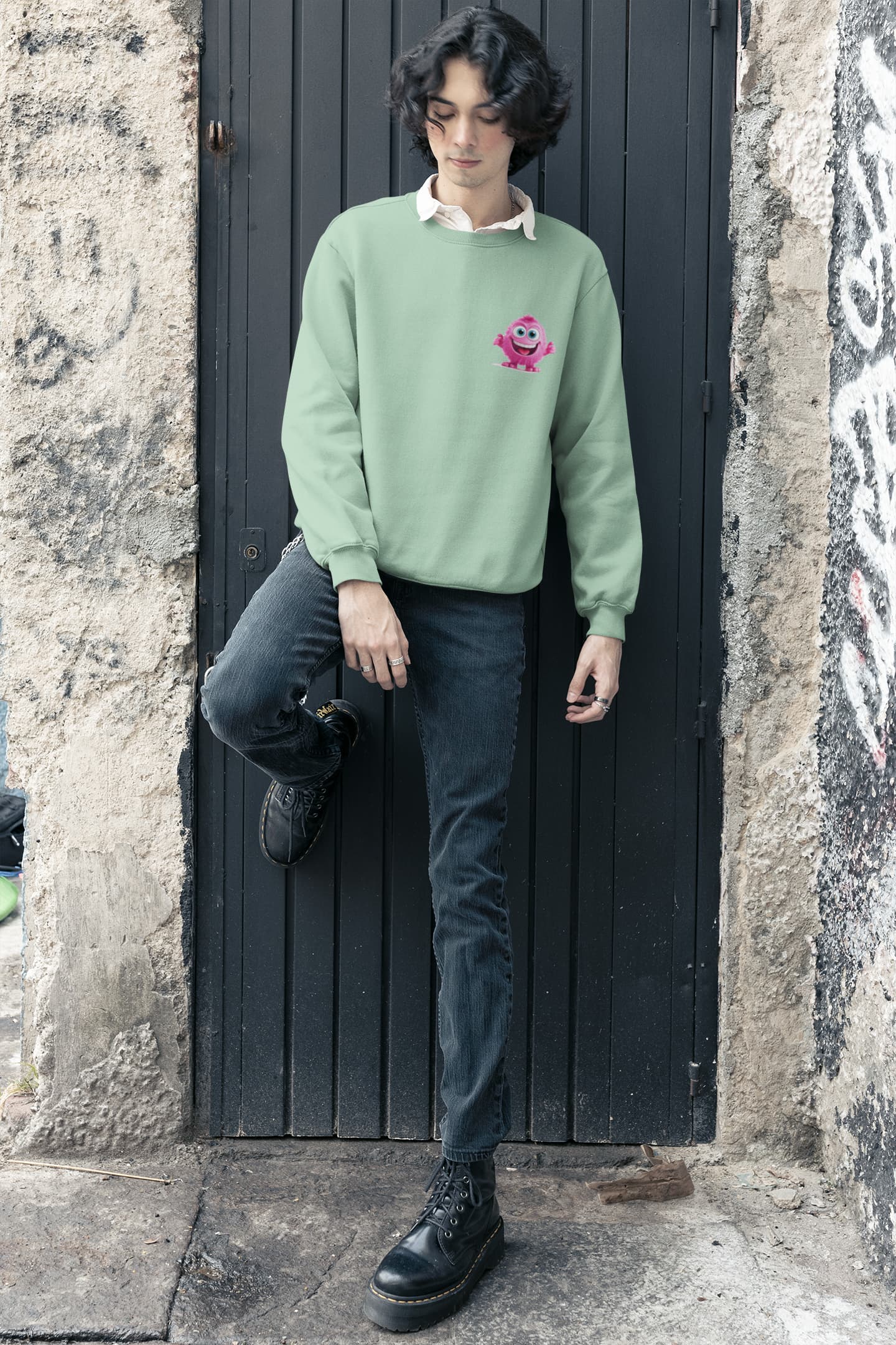 Men's Mint Green Sweatshirts