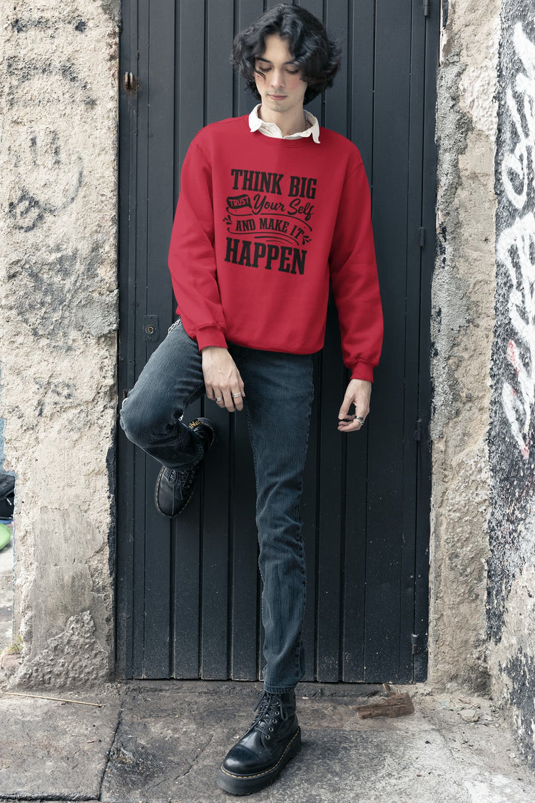 UNISEX RED SWEATSHIRT