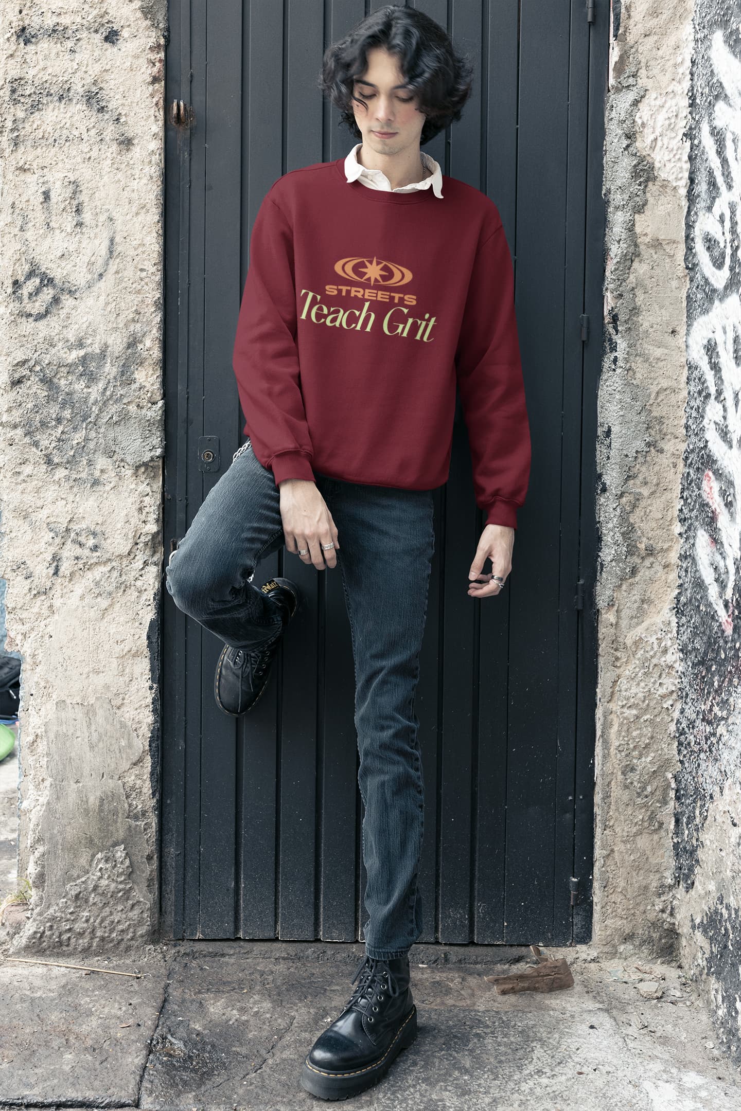 MENS MAROON SWEATSHIRT