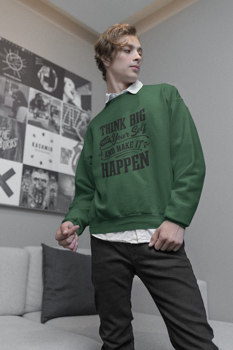 UNISEX OLIVE GREEN SWEATSHIRT