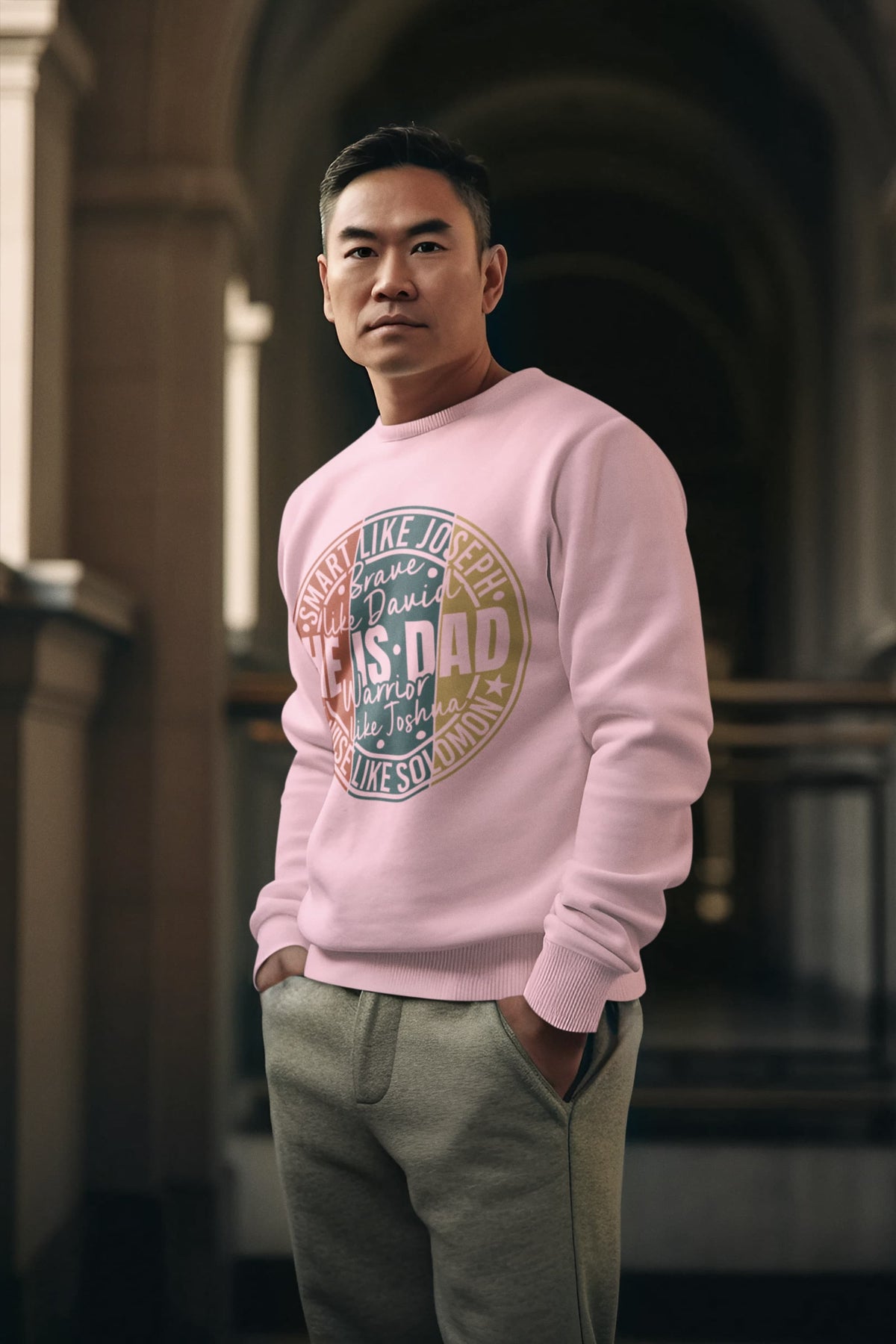 Men's Light Pink Sweatshirt
