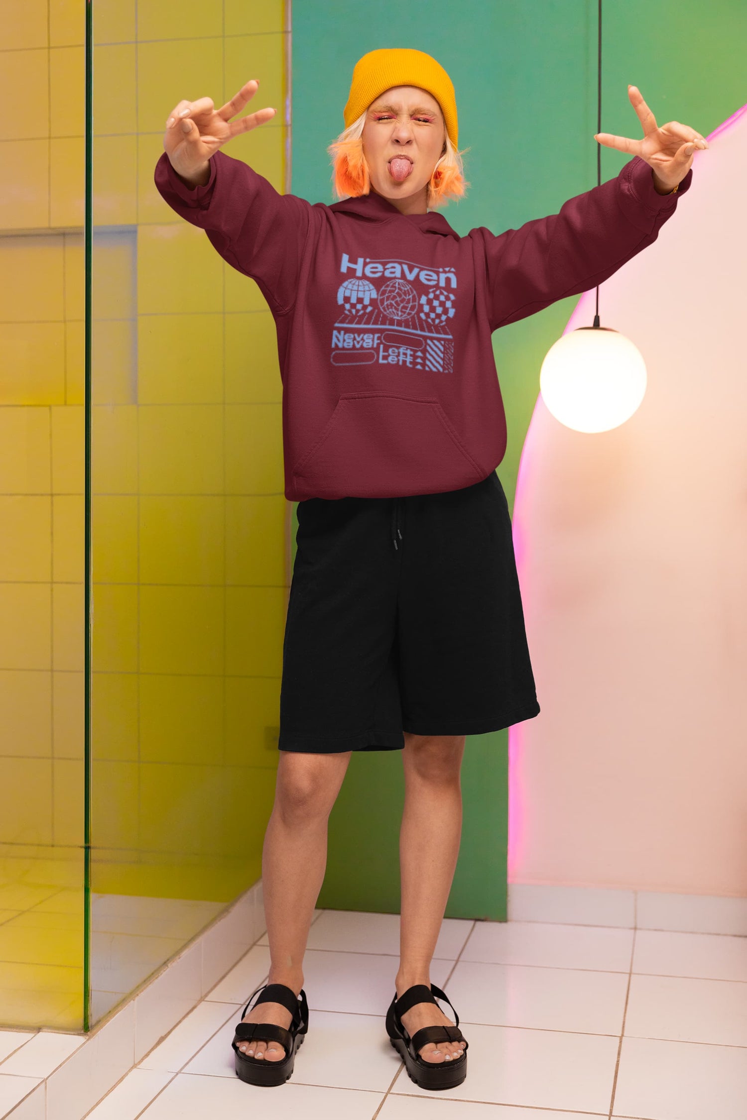 UNISEX MAROON HOODIES