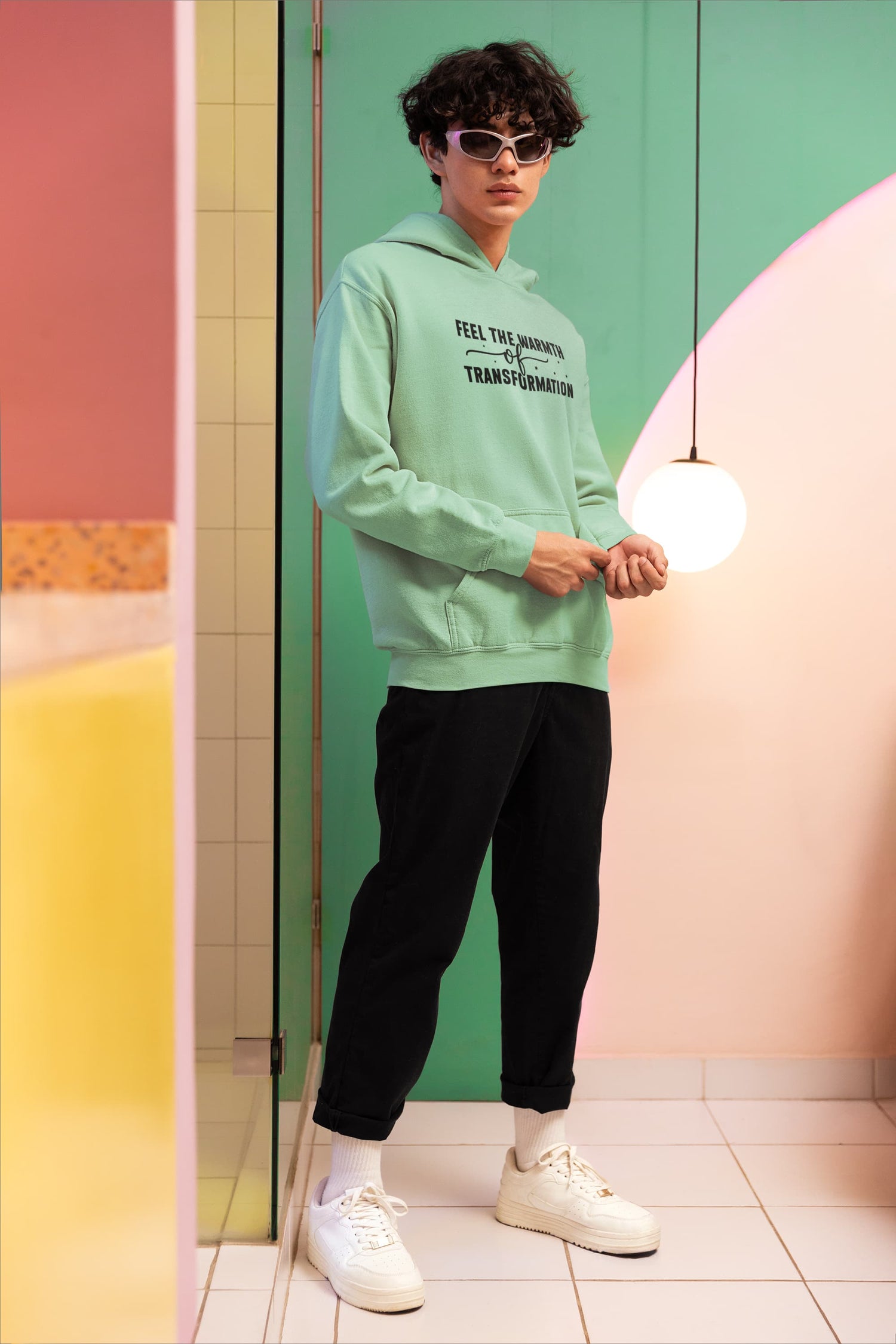 MENS MINT GREEN HOODIES 