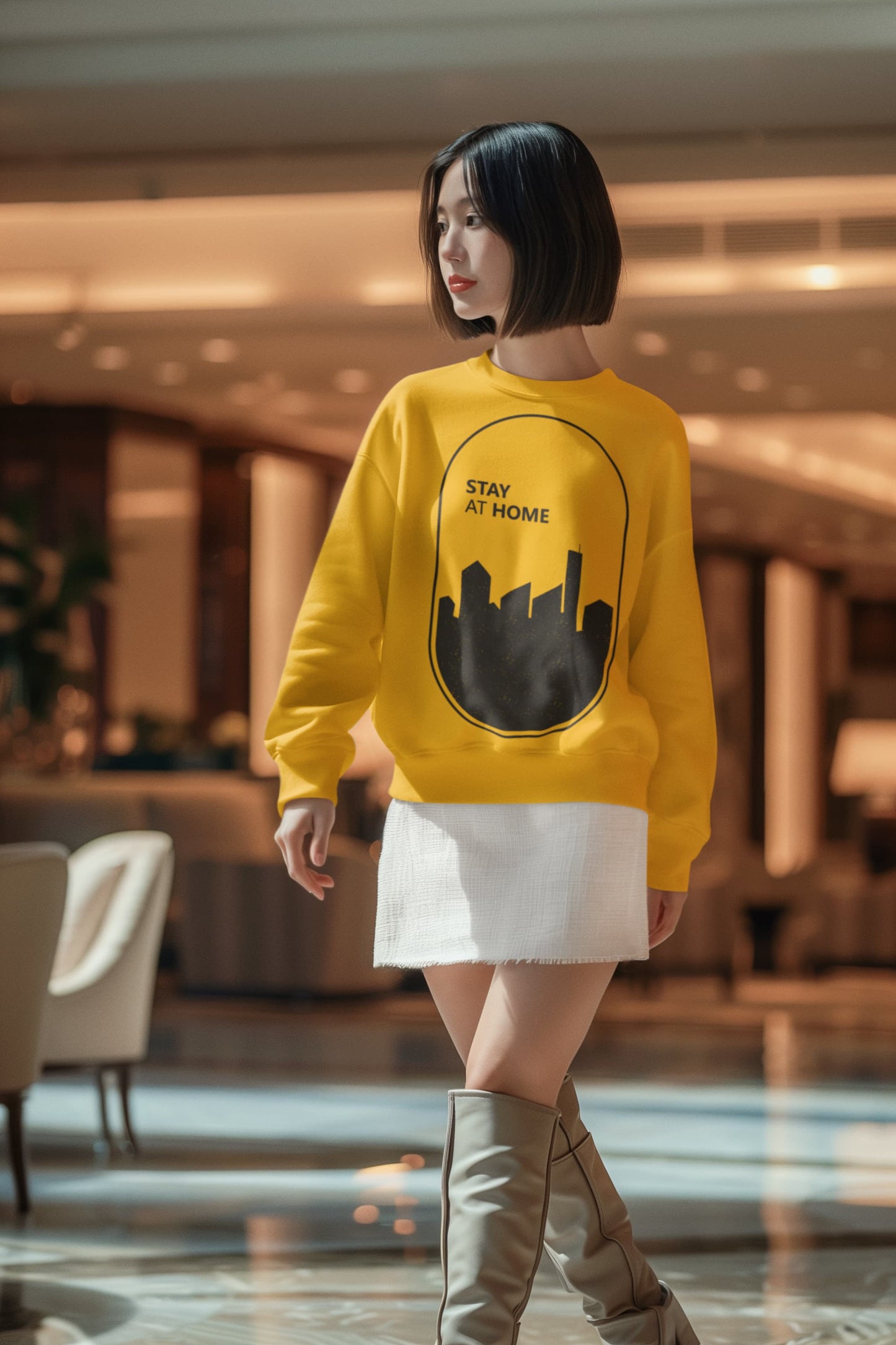 Men's Golden Yellow Sweatshirts