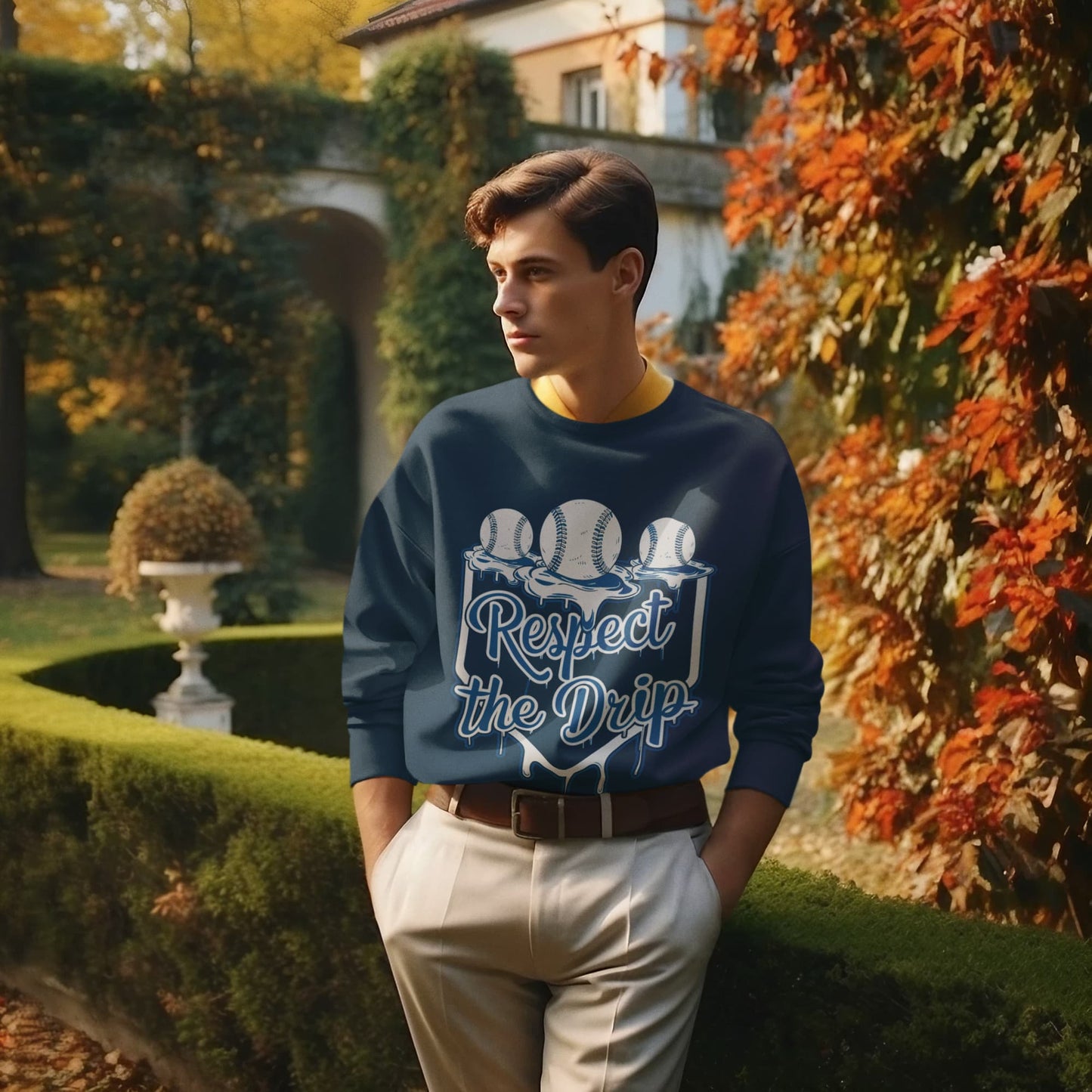 Men's Navy Blue Sweatshirts