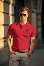 Men's Red Polo T-shirts
