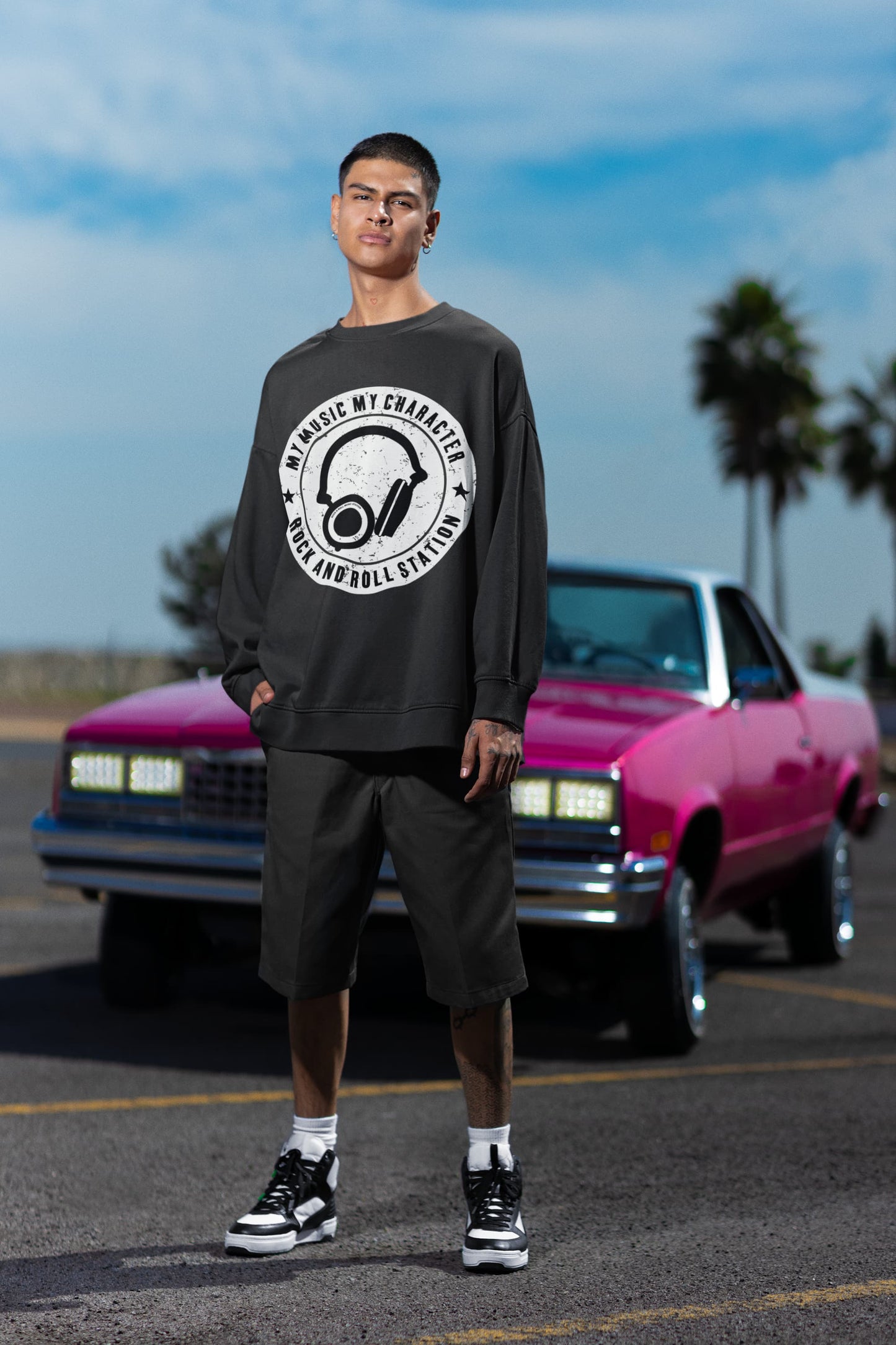 Men's Black Sweatshirts