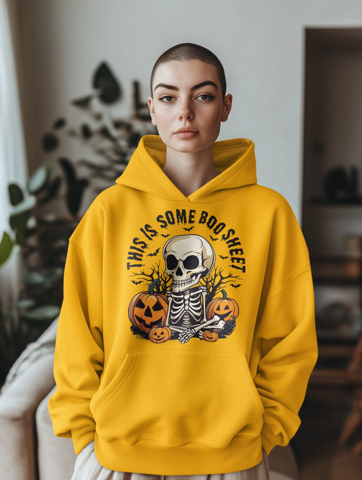 Men's Golden Yellow Hoodies