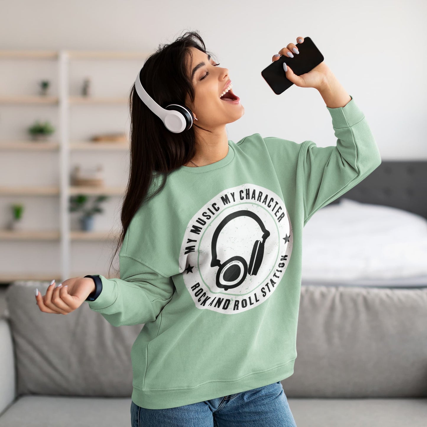Men's Mint Green Sweatshirts