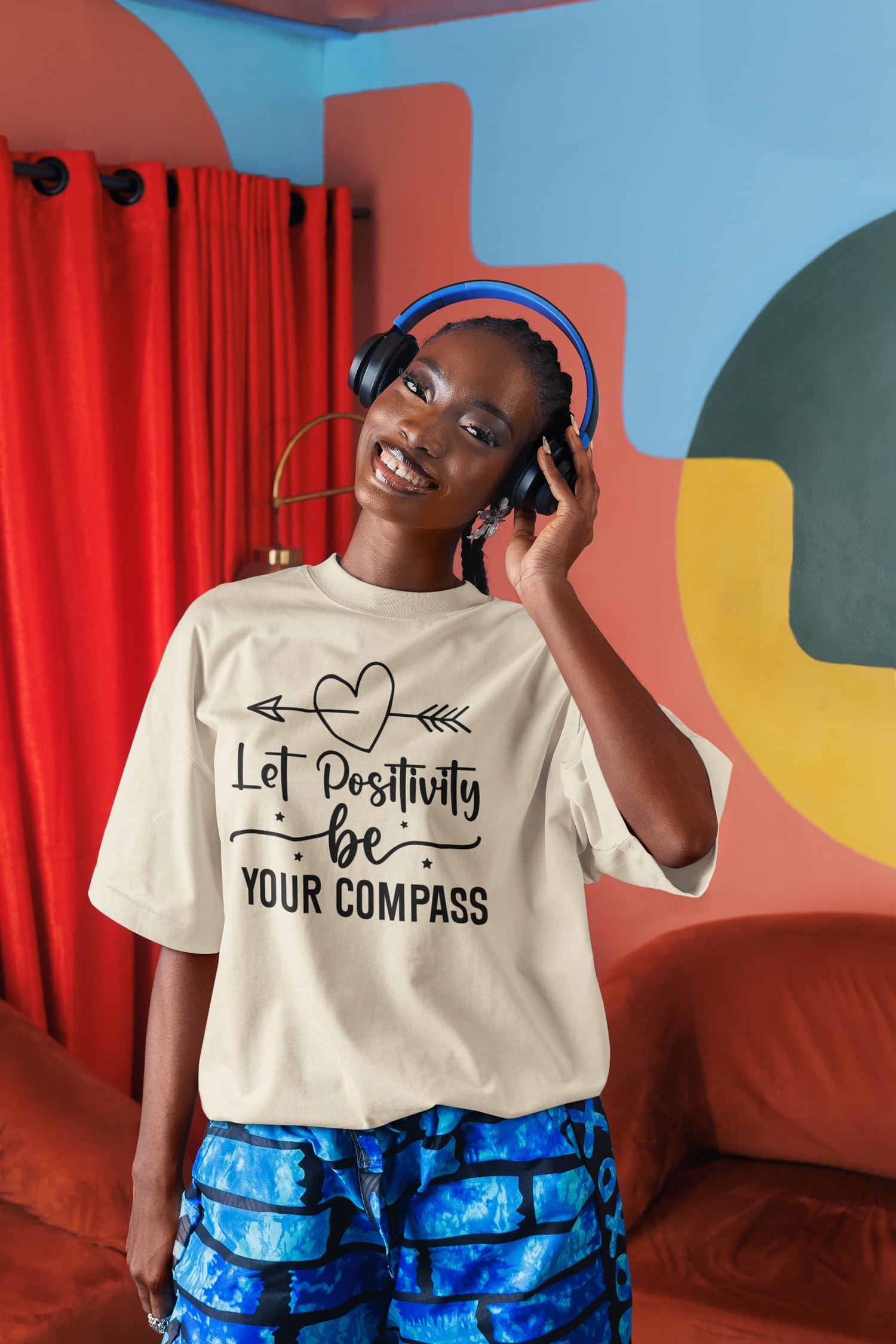 WOMENS OFF WHITE OVERSIZED ROUNDNECK T-SHIRT 