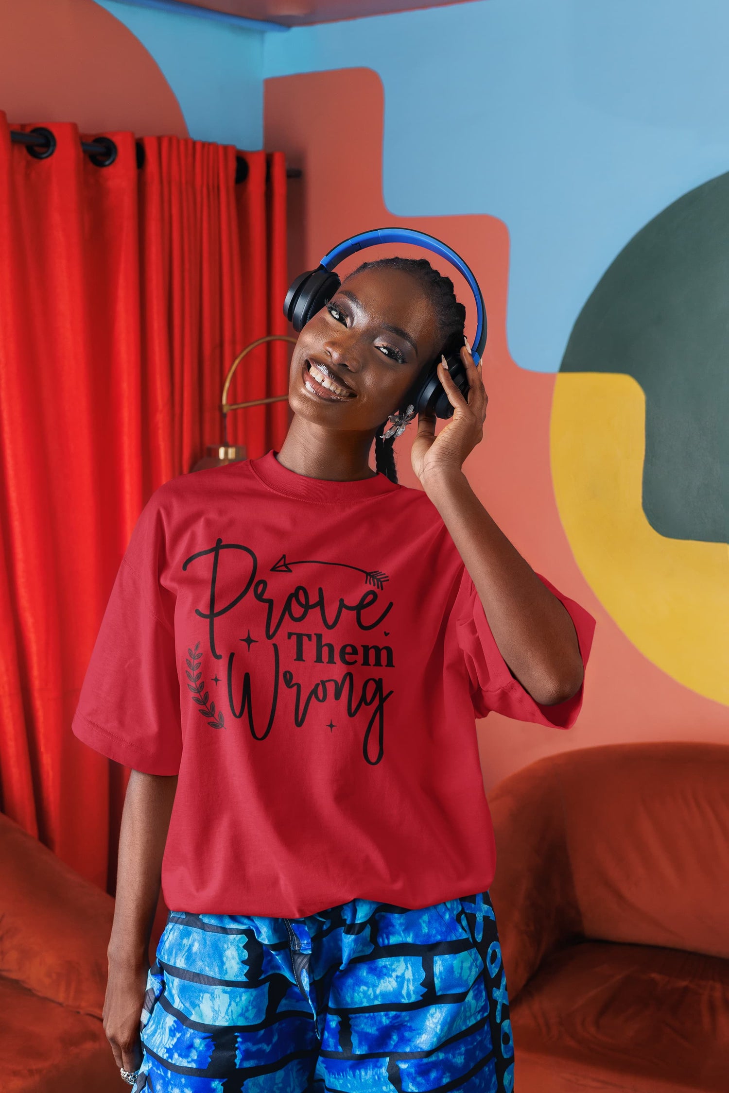 UNISEX RED OVERSIZED T-SHIRT