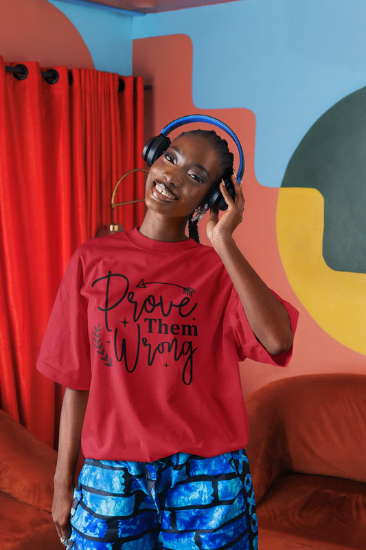 UNISEX RED OVERSIZED T-SHIRT