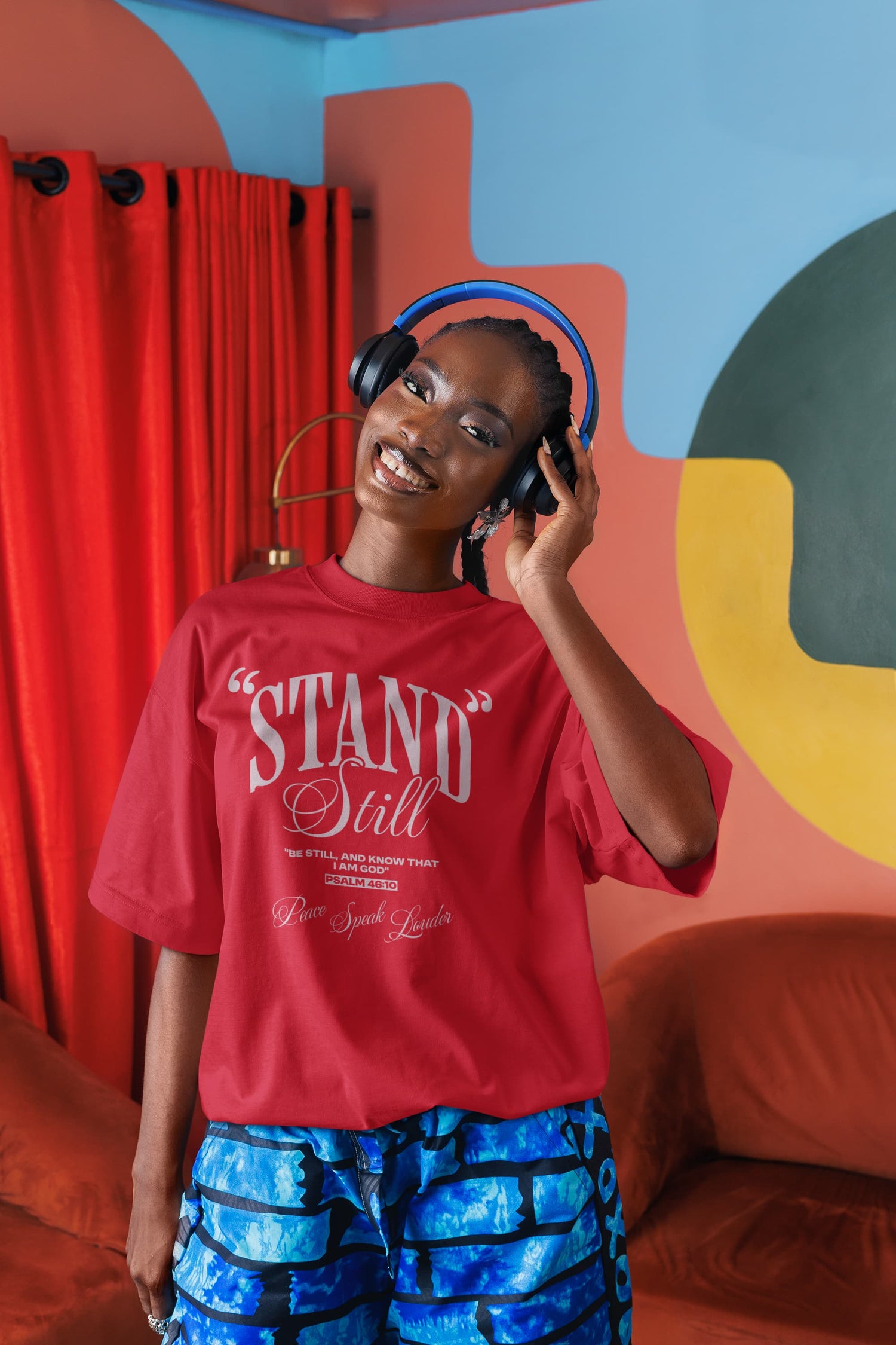 UNISEX RED OVERSIZED T-SHIRT