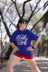 UNISEX ROYAL BLUE OVERSIZED T-SHIRT