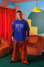 UNISEX ROYAL BLUE OVERSIZED T-SHIRT
