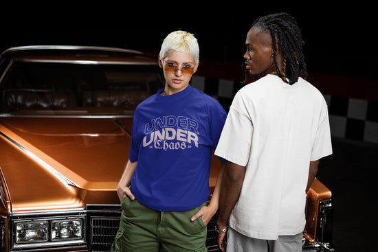 UNISEX ROYAL BLUE OVERSIZED T-SHIRT 
