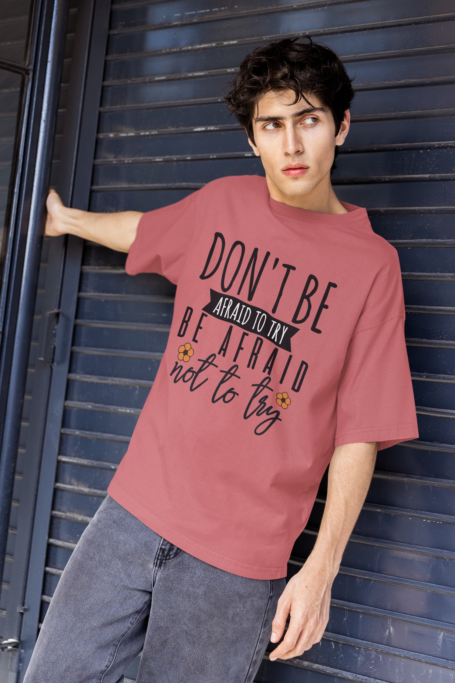 UNISEX DUSTY ROSE OVERSIZED T-SHIRT