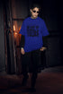 MENS ROYAL BLUE OVERSIZED T-SHIRT