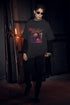 UNISEX BLACK OVERSIZED T-SHIRT 