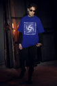 UNISEX ROYAL BLUE OVERSIZED T-SHIRT